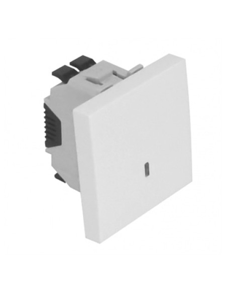 INTERRUPTOR C/SINALIZACAO 2 MODULOS ALUMINA 45013SAL - 45013SAL