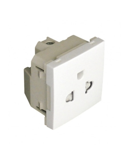 TOMADA EUROAMERICANA C/OBTUR 2 MOD BRANCA 45142SBR - 45142SBR