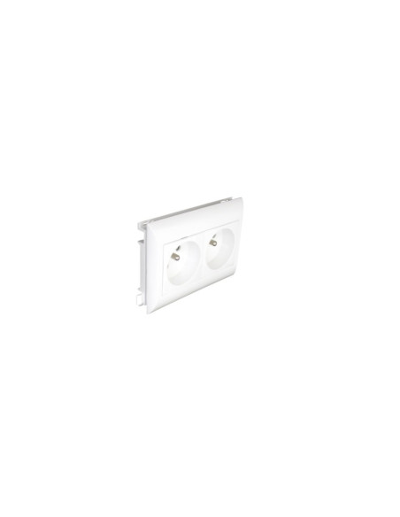TOMADA DUPLA FRANCESA L75 4 MOD VERMELHA 45261CVM - 45261CVM