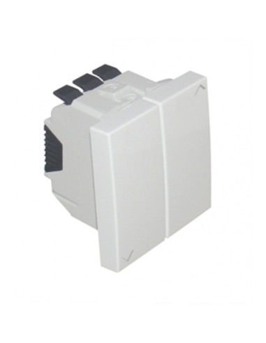 BOTAO DUPLO DE PERSIANA 2 MOD ALUMINA 45281SAL - 45281SAL