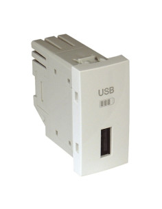 CARREGADOR USB TIPO A 1 MOD PRETO MATE 45383SPM - 45383SPM