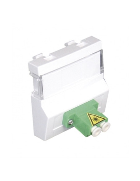 MOD C/ACOPL FIB OTICA LC DUPLEX2MOD BR MATE 45449SBM - 45449SBM