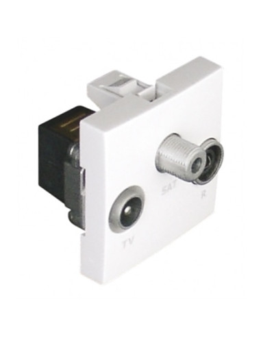 TOMADA RTVSAT TERMINAL 2 MOD ALUMINA 45555SAL - 45555SAL