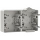 BASE DUPLA HORIZONTAL BRANCA 48994ABR - 48994ABR