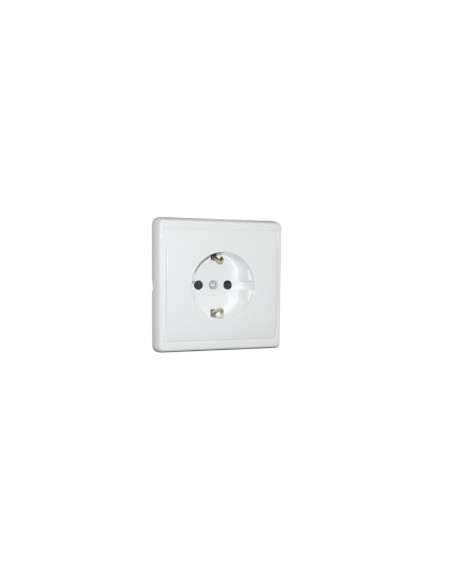 TOMADA SCHUKO MONOBLOCO C/OBTURADOR MARFIM 50138CMF - 50138CMF