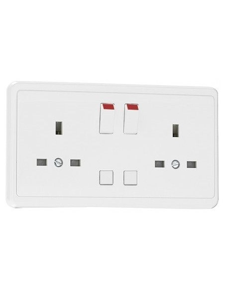 TOMADA DUPLA INGLESA PRATA 50344CPR - 50344CPR