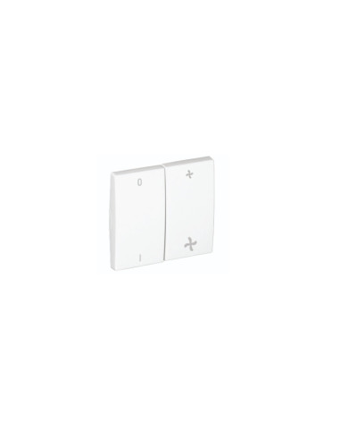 TECLA DUPLA P/COMUTADOR DE VENTOINHA CHAMPANH 50616TCH - 50616TCH