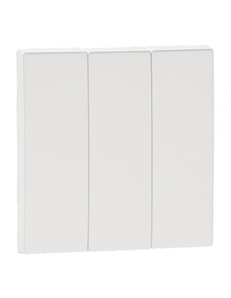 TECLA TRIPLA PRETA MATE 50661TPM - 50661TPM