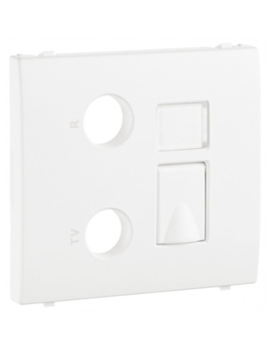 CENT TOM MISTA RTVRJ45/RTVRJ45FO MARFIM 50774TMF - 50774TMF