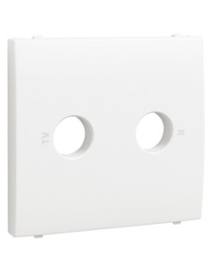 CENTRO PARA TOMADA R TV BRANCO MATE 50776TBM - 50776TBM