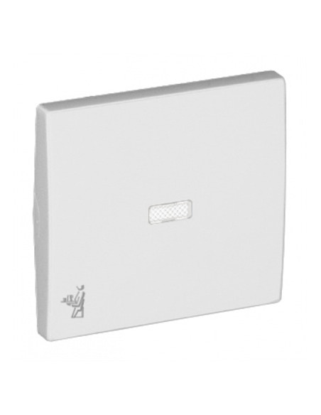 TECLA P/LUMIN C/SIMBOLO EMPREGADA PRATA 50796TPR - 50796TPR