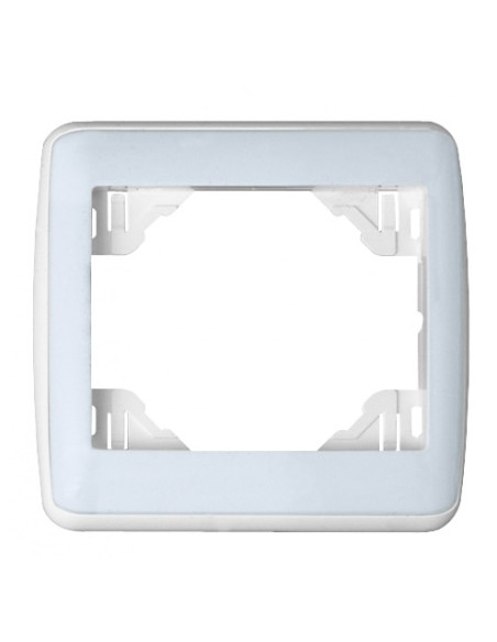 ESPELHO SIMPLES BRANCO/AZUL 70910TBZ CX5 - 70910TBZ