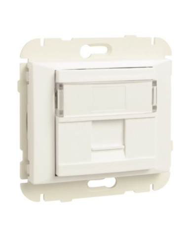 ARO C/ MODULO 1 SAIDA P/ CONETOR RJ45 BRANCO 70441SBR - 70441SBR