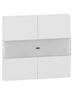 TECLA P/BOTAO PRESSAO QUADRUPLO MBT BRANCO 70600TBR - 70600TBR