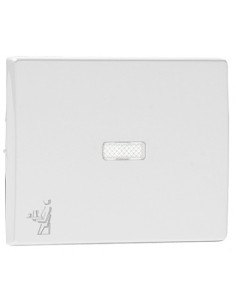 TECLA P/LUMIN C/SIMBOLO EMPREGADA BRANCA 70796TBR - 70796TBR
