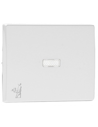 TECLA P/LUMIN C/SIMBOLO EMPREGADA MARFIM 70796TMF - 70796TMF