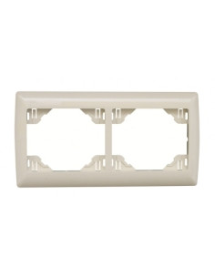 ESPELHO DUPLO HORIZONTAL MARFIM 70921TMF - 70921TMF