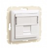 ARO C/ MODULO 1 SAIDA P/ CONETOR RJ45 GELO 90441SGE - 90441SGE