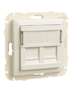 ARO C/MODULO DUPLO P/CONETORES RJ45 DOURADO 90442SDU - 90442SDU
