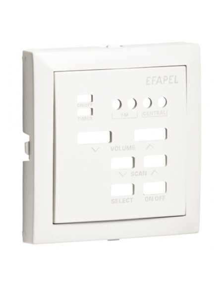 CENTRO P/COMANDO DE 1 CANAL MONO C/FM BRANCO 90703TBR - 90703TBR