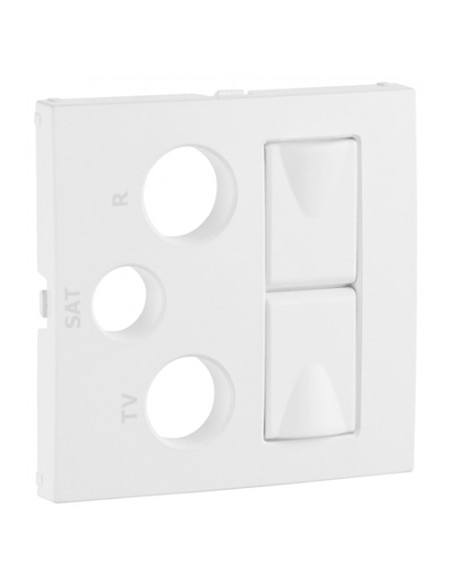 CENTRO P/TOM MISTA RTVSAT 2XRJ45 MARFIM 90773TMF - 90773TMF