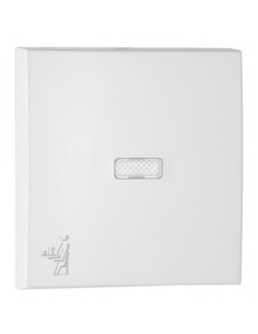TECLA P/LUMINOSOS C/SIMBOLO EMPREGADA ALUMINA 90796TAL - 90796TAL