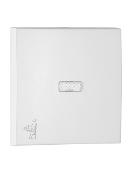 TECLA P/LUMINOSOS C/SIMBOLO EMPREGADA PEROLA 90796TPE - 90796TPE