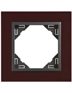 ESPELHO SIMPLES RUBRO/GRIS 90910KBS - 90910KBS