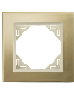 ESPELHO SIMPLES OURO/PEROLA 90910TOP - 90910TOP