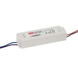 FONTE ALIMENT. 24VDC 1.5A 36W IP67 MEAN WELL LPV-35-24