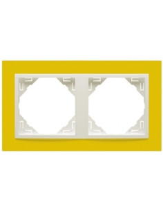 ESPELHO DUPLO AMARELO/GELO 90920KRG - 90920KRG