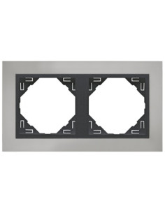 ESPELHO DUPLO CROMIO/GRIS 90920KRS - 90920KRS