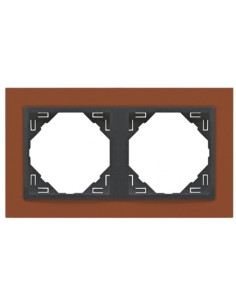 ESPELHO DUPLO TIJOLO/GRIS 90920TTS - 90920TTS