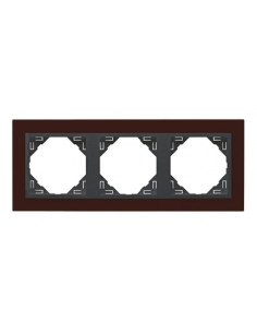 ESPELHO TRIPLO RUBRO/GRIS 90930KBS - 90930KBS