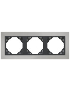 ESPELHO TRIPLO CROMIO/GRIS 90930KRS - 90930KRS