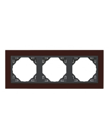 ESPELHO TRIPLO RUBRO/GRIS 90930TBS - 90930TBS