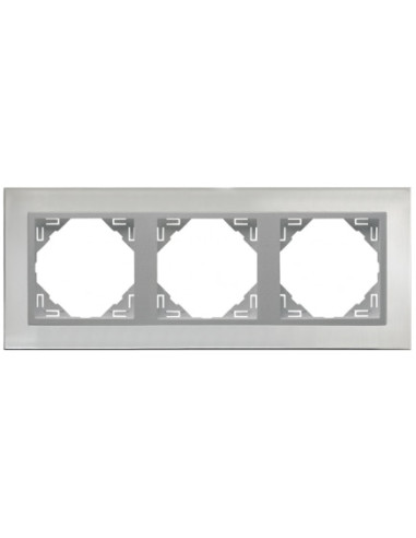 ESPELHO TRIPLO INOX/ALUMINA 90930TIA - 90930TIA