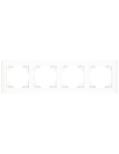ESPELHO QUADRUPLO CRISTAL NEGRO/PRETO MATE 90940TEP - 90940TEP