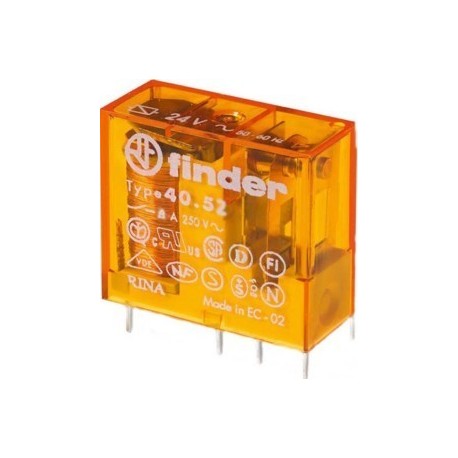 Série 40 Relé para circuito impresso plug-in 8A - 405280240000