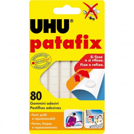 UHU Patafix Branco - 80 pastilhas 41710 - 560176041710