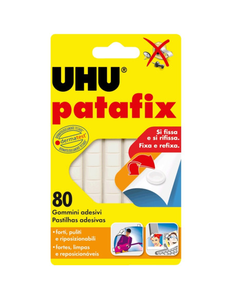 UHU Patafix Branco - 80 pastilhas 41710 - 560176041710