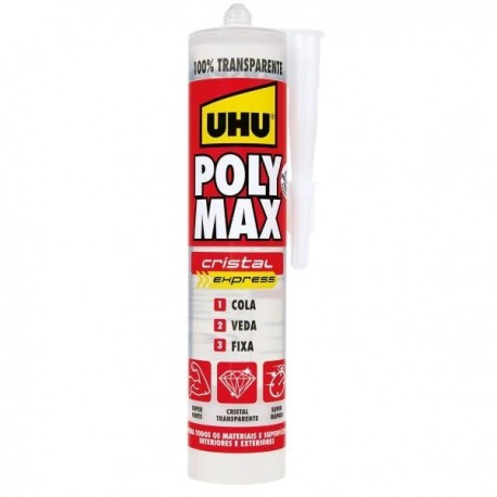 UHU Poly Max® Cristal Express 100% Transparente 300g 36800 - 560176036800