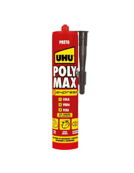 UHU Poly Max® Express Preto 425g 37315 - 560176037315