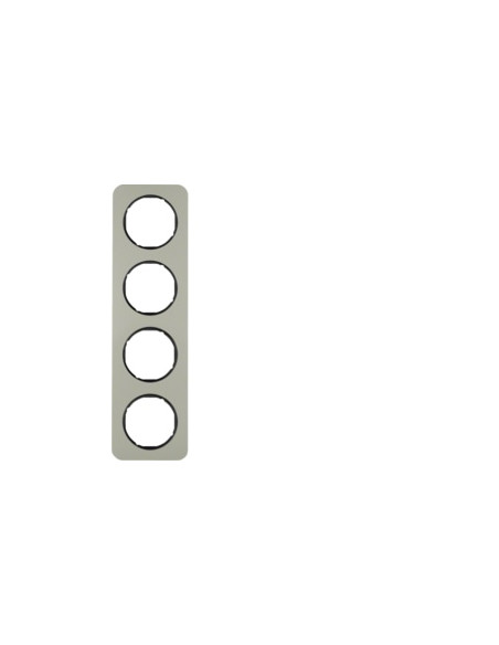 R. 1 - QUADRO X4 INOX, PRETO 10142104 - 10142104