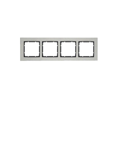 B. 7 - QUADRO X4 HORIZ, INOX/ANTR. MATE 10243606 - 10243606