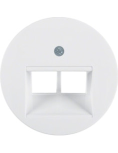 R. X - ESPELHO RJ45 DUPLO, BRANCO 14092089 - 14092089