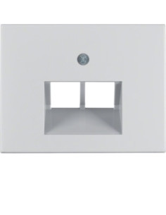 K. 1/K. 5 - ESPELHO RJ45 DUPLO, ALUM. 14097003 - 14097003