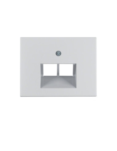 K. 1/K. 5 - ESPELHO RJ45 DUPLO, ALUM. 14097003 - 14097003