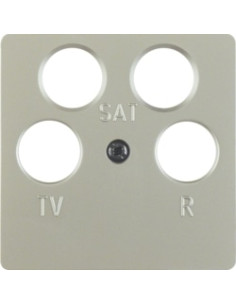 CENTRO TOMADA TV, 4 SAIDAS, INOX LAC 148404 - 148404
