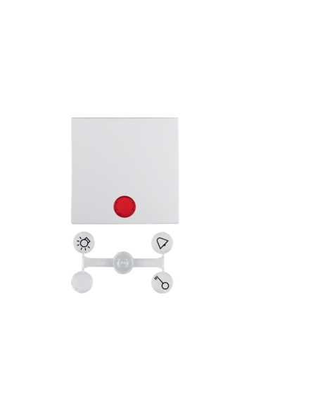 S. 1/B. X - TECLA SIMPLES C/VISOR, BRANCO MATE 16211909 - 16211909
